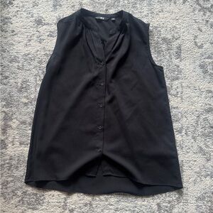 Uniqlo Sleeveless Black Blouse